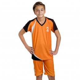 Форма волейбольная детская с коротким рукавом и V-вырезом