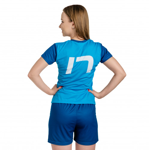 Форма волейбольная женская с коротким рукавом и V-вырезом