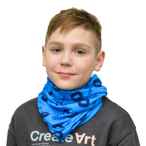 Бафф двухслойный с подкладом из флиса, с полной запечаткой