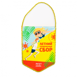 Вымпел печатный односторонний со шнуром