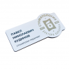 Бейдж с постоянной информацией, 2-слойный пластик, УФ-печать