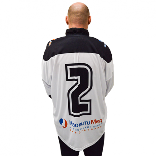 Хоккейный свитер тренировочный с полной запечаткой