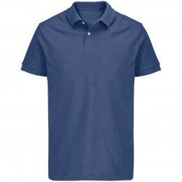 Рубашка поло унисекс Pacific, синяя (джинс)
