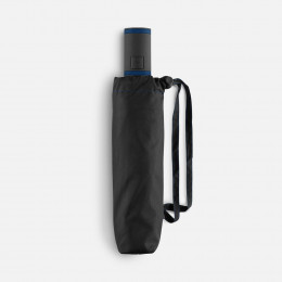 Зонт складной AOC Mini с цветными спицами, темно-синий