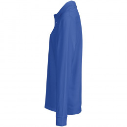 Рубашка поло унисекс с длинным рукавом Pacific LSL, ярко-синяя (royal)