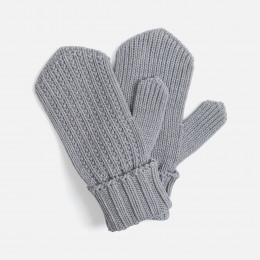 Варежки Nordkyn, светло-серый меланж