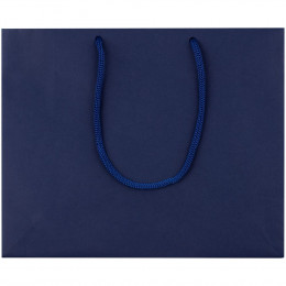 Пакет бумажный Porta S, горизонтальный, благородный синий