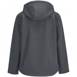 Куртка софтшелл с капюшоном женская Race Women, темно-серая