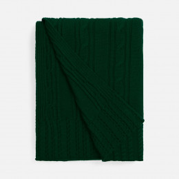 Плед Remitti, темно-зеленый (хвойный)