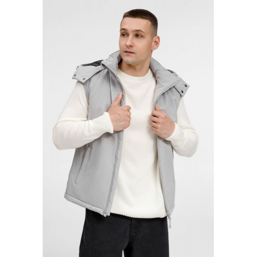 Жилет унисекс Sfera, светло-серый