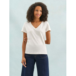 Футболка женская Regent Women с V-образным вырезом, черная