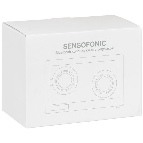 Bluetooth-колонка со светомузыкой Sensofonic, черная