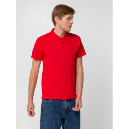 Рубашка поло мужская Spring 210, красная