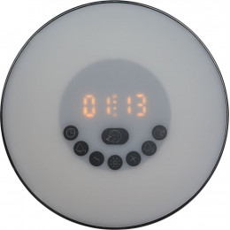 Лампа-колонка dreamTime для пробуждения светом и музыкой, черная