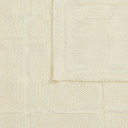 Плед Chainfield, белый (молочный)