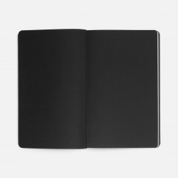 Ежедневник Trait, недатированный, черный с красным