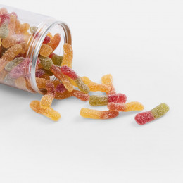 Мармелад жевательный Jelly Sweets, змейки в кислой посыпке