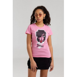 Футболка женская «Меламед. Prince», розовая