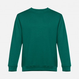 Свитшот унисекс Delta, темно-зеленый