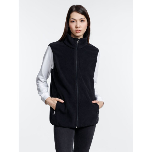 Жилет флисовый унисекс Nesse, черный