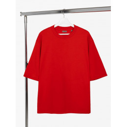 Футболка оверсайз унисекс Kosmos 2.0, красная