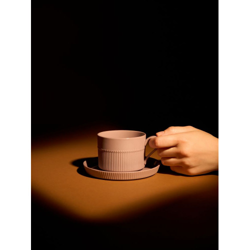 Чайная пара Pastello Moderno, розовая