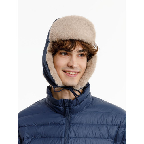 Шапка-ушанка Wasa, темно-синяя