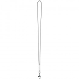 Шнурок для бейджа Tube Metal, серый