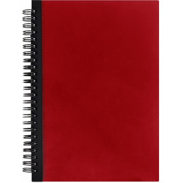 Ежедневник Notera Maxi, недатированный, красный
