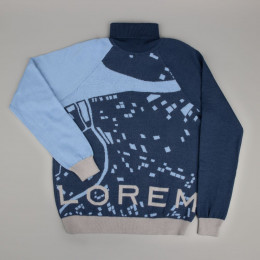 Джемпер на заказ Tricksy Net Reglan, полушерсть