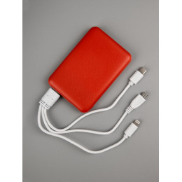 Внешний аккумулятор Uniscend Full Feel Type-C 5000 мАч, красный