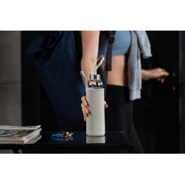 Бутылка для воды Sleeve Ace, серая