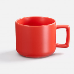 Чашка Jumbo в коробке матовая, красная