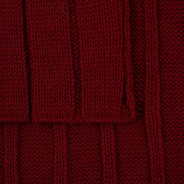 Плед Tressa, красный (бордовый)