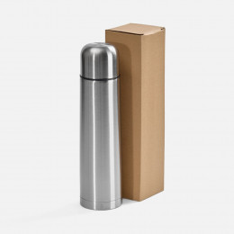 Термос Plain 1000, серебристый