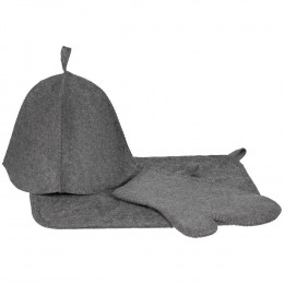 Банный набор Heat Therapy ver.2, мужской, светло-серый