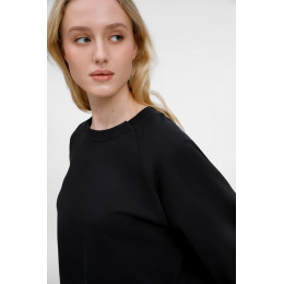 Свитшот унисекс Avenu, черный