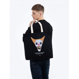 Холщовая сумка «Цирк» с внутренним карманом, черная
