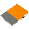 Ежедневник Horizon, недатированный, серый с оранжевым
