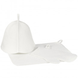 Набор для бани «Парилка», ver.2, белый