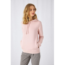 Толстовка с капюшоном женская BNC Inspire (Organic), ярко-синяя