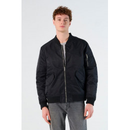 Куртка бомбер унисекс Rebel, черная