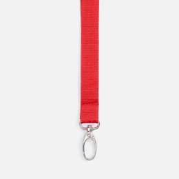 Лента для бейджа Pin, красная