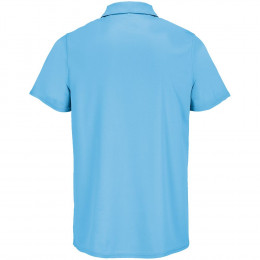 Рубашка поло унисекс Pitcher, ярко-бирюзовая