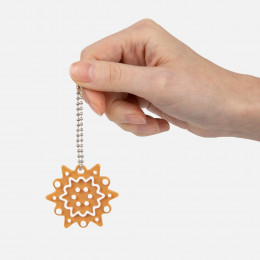 Мини-подвеска «Пряник», 3D-печать на заказ, снежинка