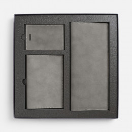 Набор Nubuk Trio, серый