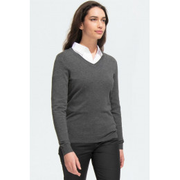 Пуловер женский Glory Women, черный меланж
