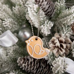 Мини-подвеска «Пряник», 3D-печать на заказ, птичка