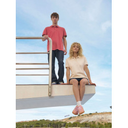 Рубашка поло женская Pacific Women, фиолетовая (сливовая)