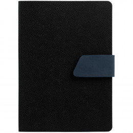 Ежедневник Boom, недатированный, черный с синим